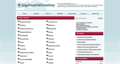 Desktop Screenshot of bighealthdirectory.com